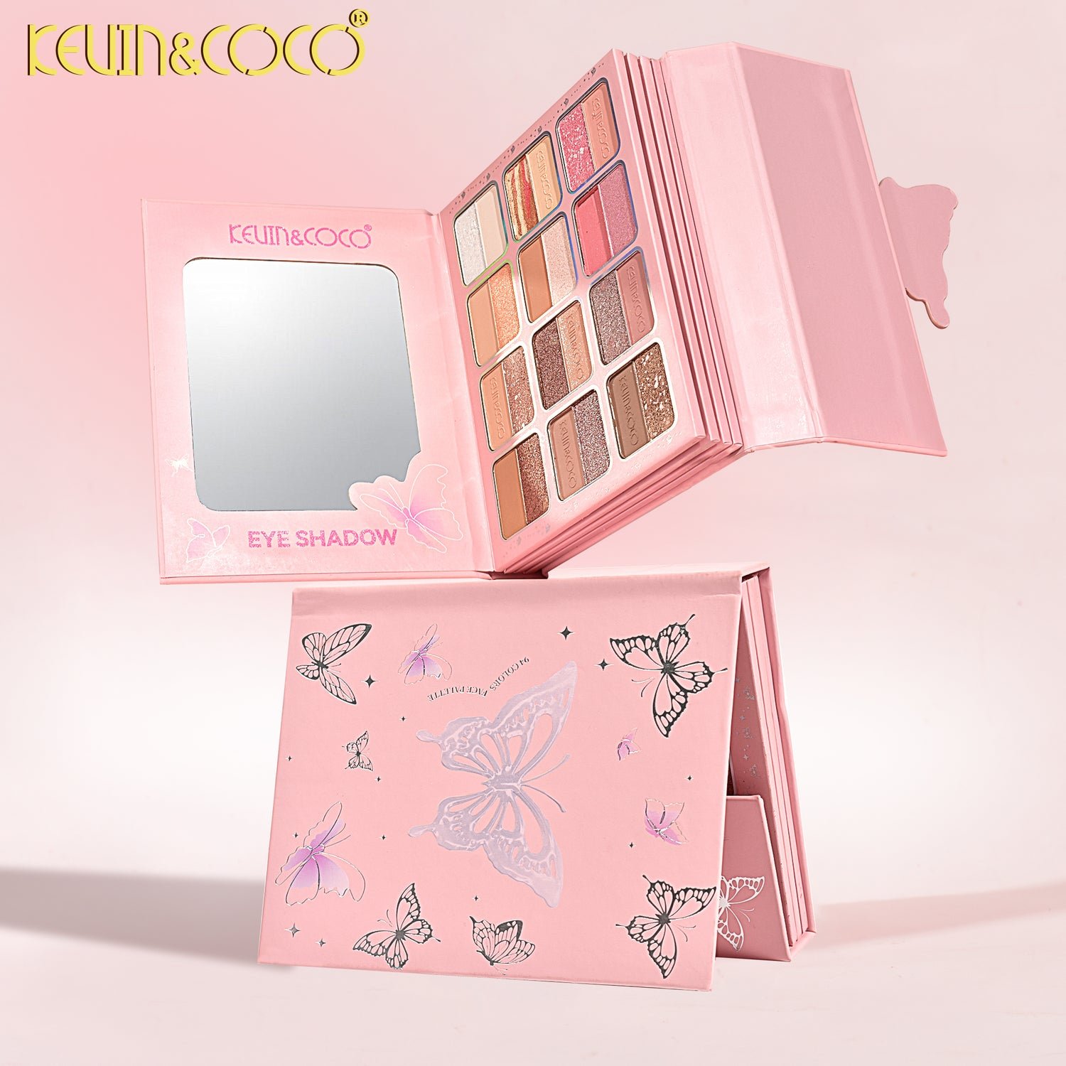 Kevin & Coco 94 Colors Luxury Butterfly Makeup Book