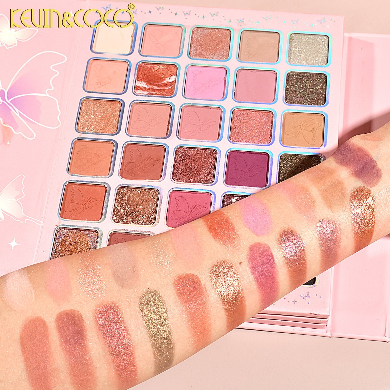 Kevin & Coco 94 Colors Luxury Butterfly Makeup Book - Image 7