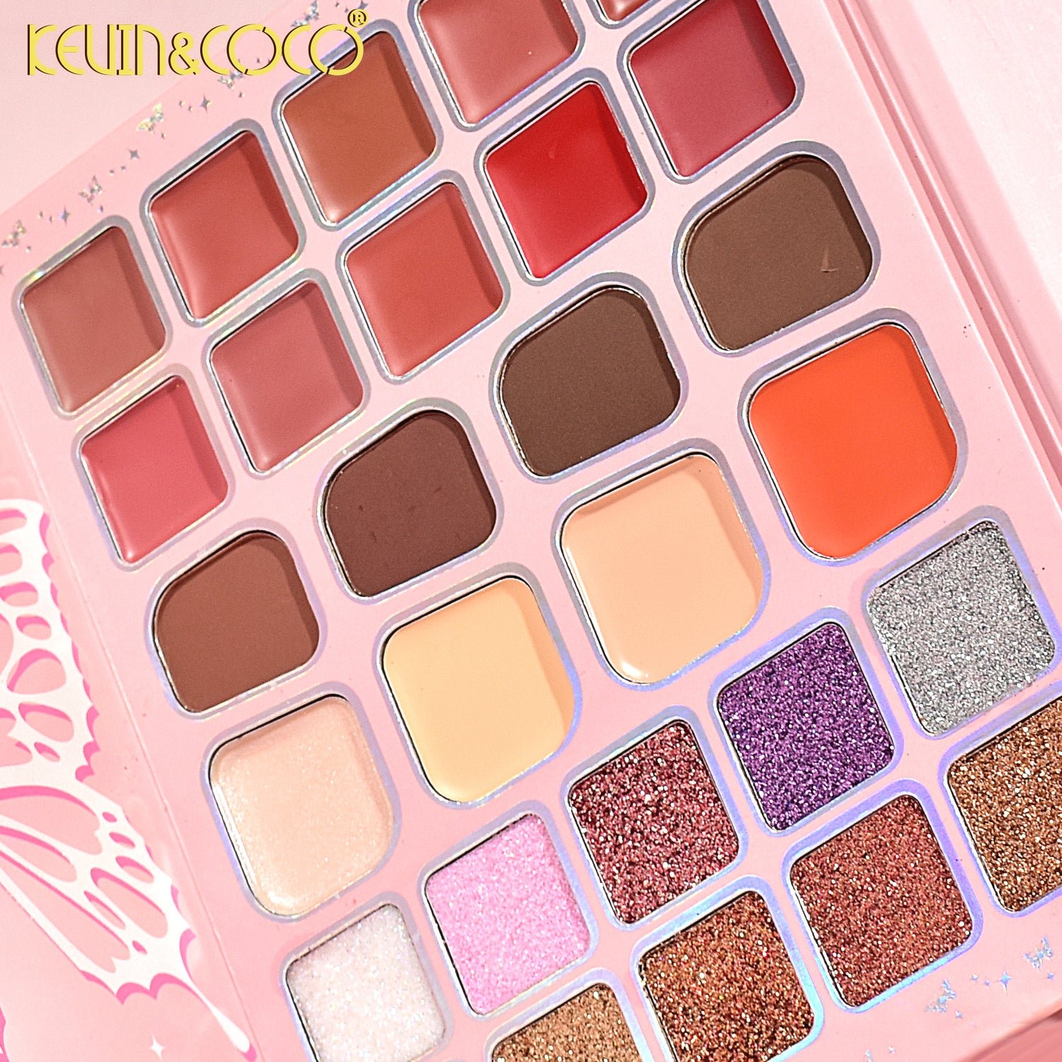 Kevin & Coco 94 Colors Luxury Butterfly Makeup Book - Image 4